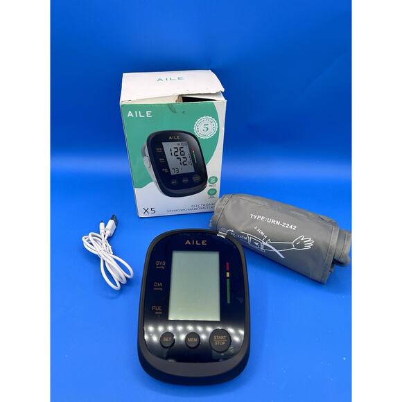 Aile X5 Electronic Sphygmomanometer | Blood Pressure Cuff - Picture 1 of 3